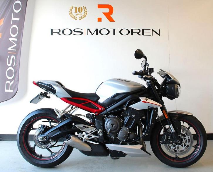 TRIUMPH STREET TRIPLE R LOW (bj 2019) - NIEUWSTAAT -, Motoren, Motoren | Triumph, Bedrijf, Naked bike, Motorrijbewijs A