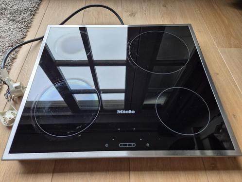 Miele keramische kookplaat, Witgoed en Apparatuur, Kookplaten, Gebruikt, Inbouw, Keramisch, 4 kookzones, Ophalen