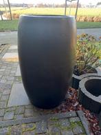 Grote zwarte plantenpot - Terras & Tuin, Tuin en Terras, Gebruikt, 40 cm of meer, Rond, Ophalen of Verzenden
