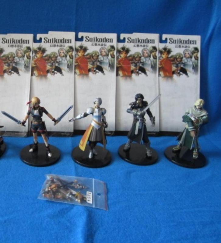 Suikoden figuren of muismat, Verzamelen, Poppetjes en Figuurtjes, Zo goed als nieuw, Ophalen of Verzenden