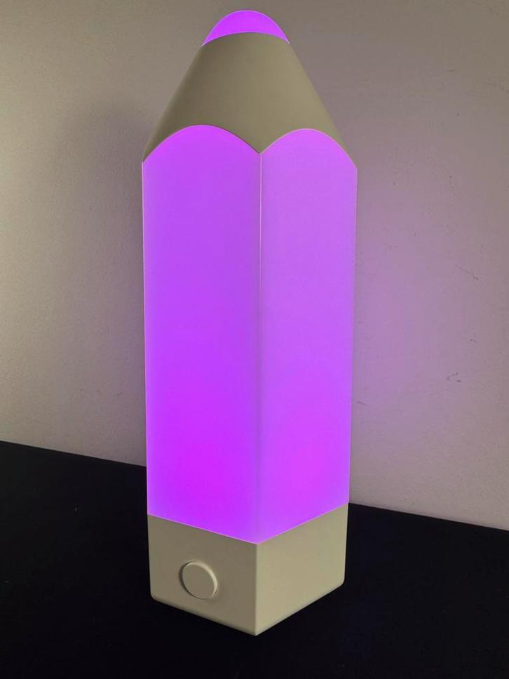 Retro IKEA Potlood Lamp, Huis en Inrichting, Lampen | Tafellampen, Zo goed als nieuw, Kunststof, Ophalen of Verzenden