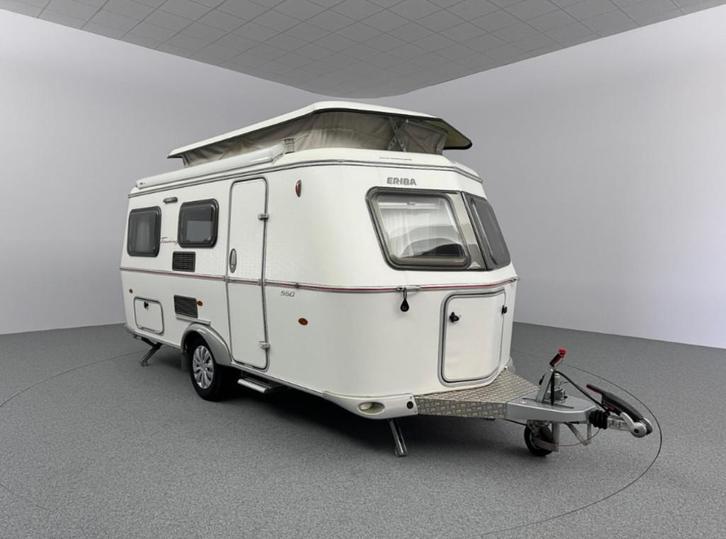 Eriba Touring Troll 550 Thule cassetteluifel - Winter Deal, Caravans en Kamperen, Caravans, Bedrijf, tot en met 4, 1000 - 1250 kg