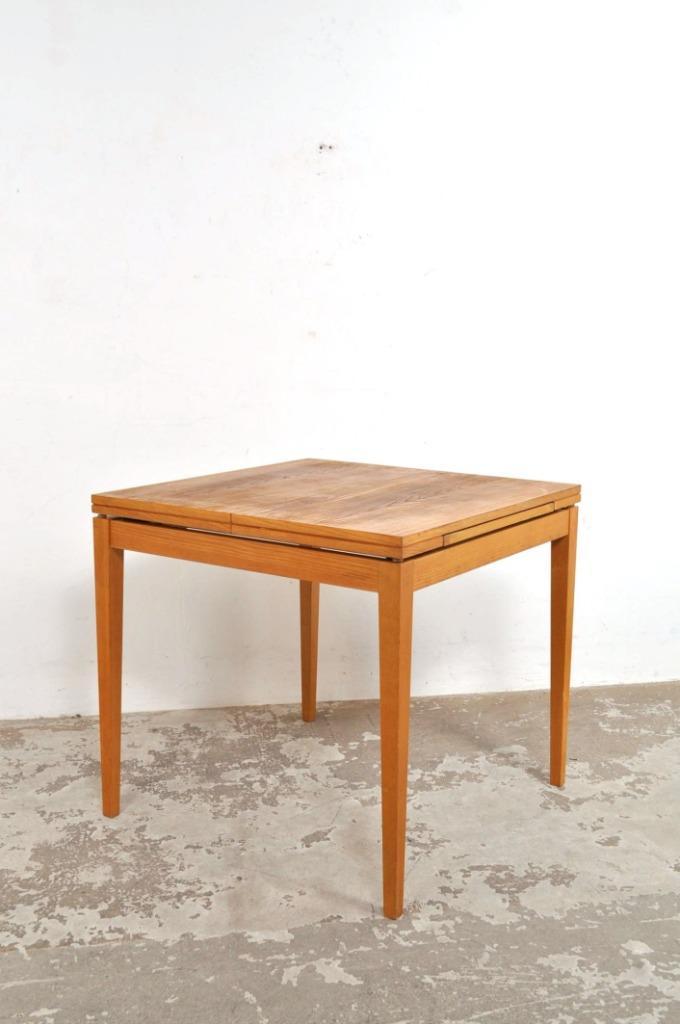 Vintage uitschuifbare eettafel essen tafel jaren 60, Huis en Inrichting, Tafels | Eettafels, Gebruikt, Ophalen of Verzenden