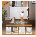 Oprolbaar traphek nieuwstaat, Kinderen en Baby's, Traphekjes, Ophalen, Zo goed als nieuw, 100 tot 115 cm, Oprolhekje