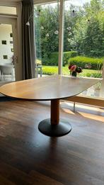 Prachtige eettafel met kolom poot, Huis en Inrichting, Tafels | Eettafels, Ophalen, Gebruikt, 50 tot 100 cm, Vijf personen of meer