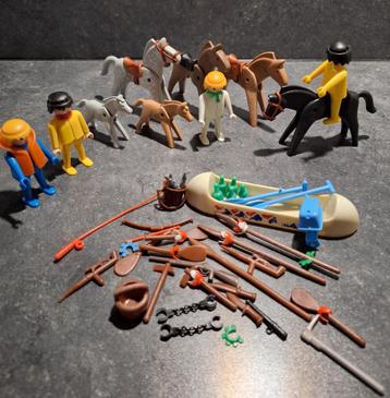 Playmobil vintage jaren 80 indianen beschikbaar voor biedingen