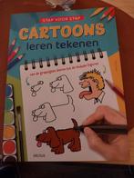 Cartoons Leren Tekenen - Stap voor Stap, Boeken, Ophalen of Verzenden, Zo goed als nieuw, Tekenen en Schilderen, Geschikt voor kinderen