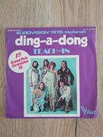 Teach-In single Franse persing Ding-A-Dong Songfestival 1975, Pop, Ophalen of Verzenden, 7 inch, Single