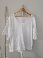 Mooie katoenen top one size, Wit, Maat 42/44 (L), Ophalen of Verzenden, Lange mouw