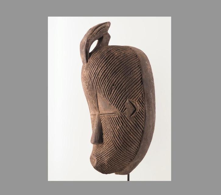 Songye / Songwe masker Congo (120828-20), Antiek en Kunst, Kunst | Niet-Westerse kunst, Ophalen of Verzenden