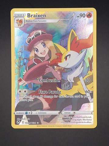 Silver Tempest Braixen TG01/TG030 beschikbaar voor biedingen