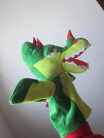 De Efteling Albert Heijn zacht pluche groene draak handpop, Ophalen of Verzenden, Nieuw, Overige typen