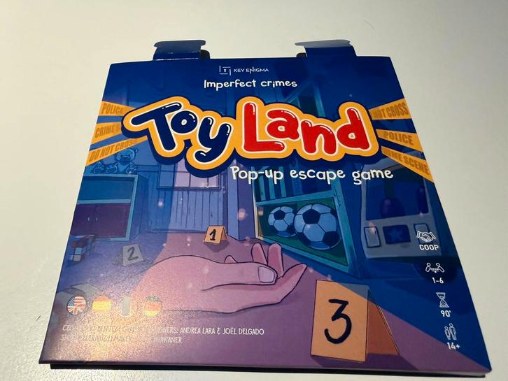 6x Key Enigma  - escape room game, Hobby en Vrije tijd, Gezelschapsspellen | Bordspellen, Zo goed als nieuw, Een of twee spelers