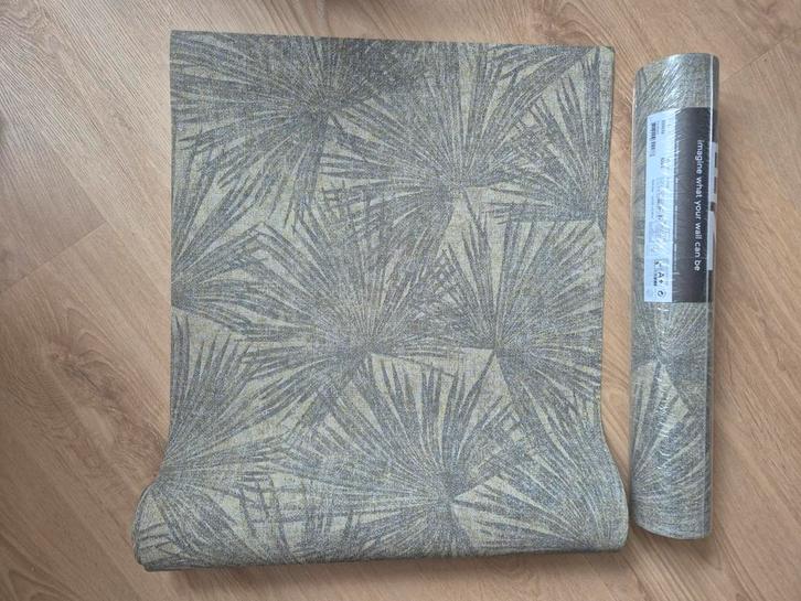 BN Wallcoverings Panthera Behang - 2 Rollen Nieuw, Huis en Inrichting, Stoffering | Behang, Beige, Grijs, Groen, minder dan 10 m²