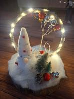 Sfeervol Kerststukje met Lichtjes en Kabouter, Ophalen of Verzenden, Nieuw