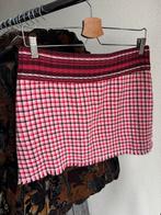 Vintage Y2K roze geruite tweed mini rok, Vintage, Vintage, Ophalen of Verzenden, Zo goed als nieuw