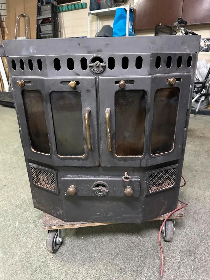 Barbas Houtkachel - Inbouw, Huis en Inrichting, Kachels, Gebruikt, Vrijstaand, Houtkachel, Hout, Ophalen