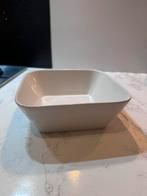Vierkante witte schaal 17x17 cm, Ophalen, Porselein of Keramiek, Schaal, Vierkant