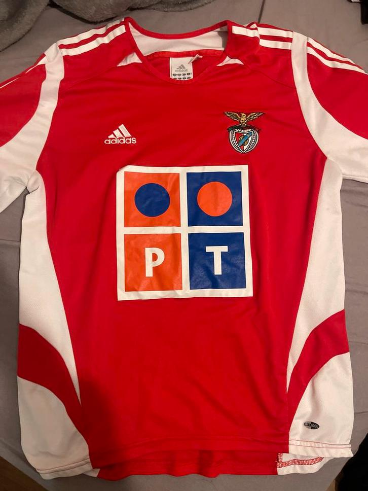Benfica Shirt 2005 - Als Nieuw!, Kleding | Heren, Sportkleding, Zo goed als nieuw, Voetbal, Overige maten, Rood, Ophalen