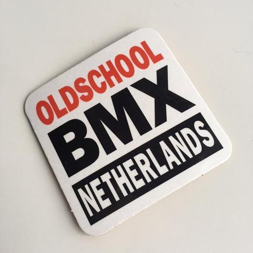 Old school BMX onderzetters - set van 4 stuks, Huis en Inrichting, Woonaccessoires | Onderzetters, Nieuw, Glas of Kopje, Ophalen of Verzenden