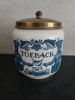 Delftsblauw Toeback tabakspot retro vintage, Ophalen of Verzenden