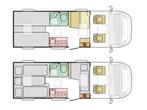 Adria Compact SL, Caravans en Kamperen, Standaard zit, Fiat, Koelkast, Tot en met 2