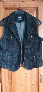 Zwart giletje van ribstof, Kleding | Dames, Bodywarmers, Maat 38/40 (M), PL Land, Zwart, Ophalen of Verzenden