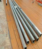 6 Metalen kokers - 4.2m lang, Doe-het-zelf en Verbouw, Metalen, Ophalen, Gebruikt, IJzer