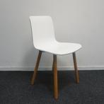 Vitra Hal Wood Stoel | Design stoelen | Eetkamerstoelen Wit, Huis en Inrichting, Stoelen, Hout, Gebruikt, -, Wit