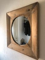 Twee vierkante houten spiegels, Ophalen, Vierkant, Zo goed als nieuw, Minder dan 100 cm