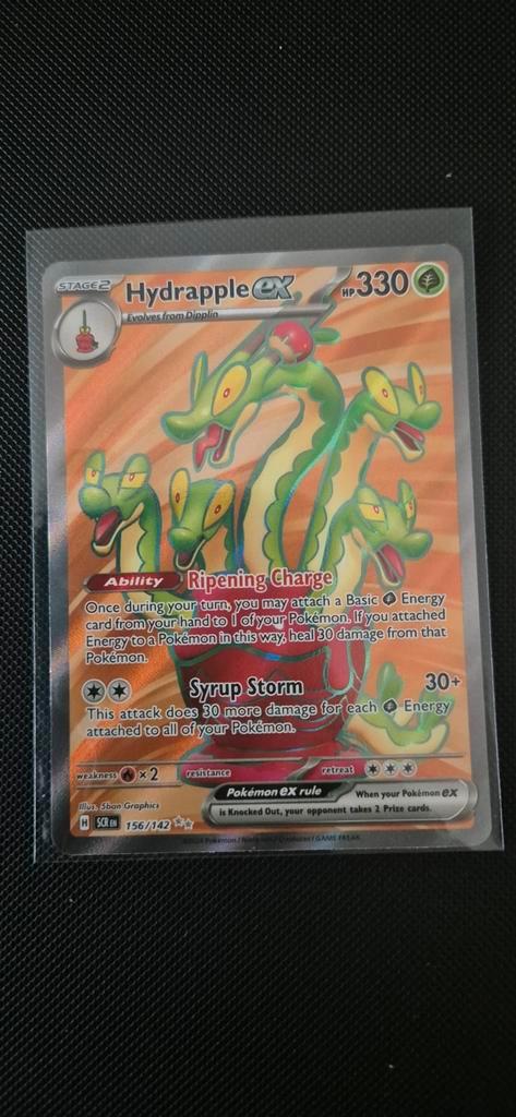 156 Hydrapple Stellar Crown Pokemon TCG, Hobby en Vrije tijd, Verzamelkaartspellen | Pokémon, Zo goed als nieuw, Losse kaart, Ophalen of Verzenden