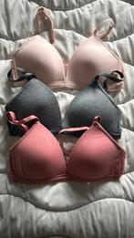 Beha topjes, maat 75C, 3 stuks, nieuw, Kleding | Dames, Ophalen of Verzenden, Roze, BH
