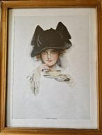 Art nouveau lithografie, Antiek en Kunst, Curiosa en Brocante, Ophalen of Verzenden