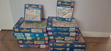 Jan van haasteren puzzel 500 950 1000 1500 2000 stukjes  beschikbaar voor biedingen
