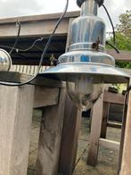 Scheepslamp Chroom - Ø30cm, H40cm, Huis en Inrichting, Lampen | Hanglampen, Ophalen, Gebruikt, Metaal, Minder dan 50 cm