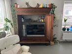 Groenlose kast met legplanken, Met plank(en), Gebruikt, 150 tot 200 cm, Eikenhout