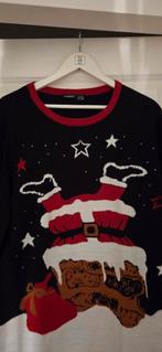 Kersttrui Livergy - Zwart met Kerstman, Kleding | Heren, Ophalen, Zo goed als nieuw, Zwart