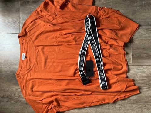 Reinders top oranje (one size) met nieuwe riem, Kleding | Dames, Truien en Vesten, Gedragen, Maat 38/40 (M), Oranje, Verzenden