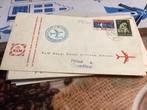 No1847 KLM 26-4-1960 Amsterdam Amman Heb ook van Nederland j, Postzegels en Munten, Ophalen of Verzenden, Onbeschreven, Nederland