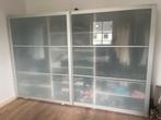 Schuifdeuren PAX kast 200 x 300 cm, Huis en Inrichting, Kasten | Kledingkasten, Ophalen, Gebruikt, Glas, 200 cm of meer