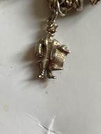 Zilveren bedel antieke stadsomroeper voor bedelarmband, Ophalen of Verzenden, Zilver