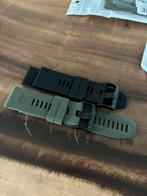 3x Garmin straps quickfit 2x green 1x black 26mm, Sieraden, Tassen en Uiterlijk, Horloges | Heren, Nieuw, Overige merken, Ophalen of Verzenden