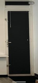 Zwarte alaminium jalzoezien deur 70 x 200, Ophalen, 200 cm of meer, Zwart, 50 tot 100 cm