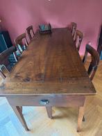 Antiek 19e eeuws kersenhouten tafel, Ophalen