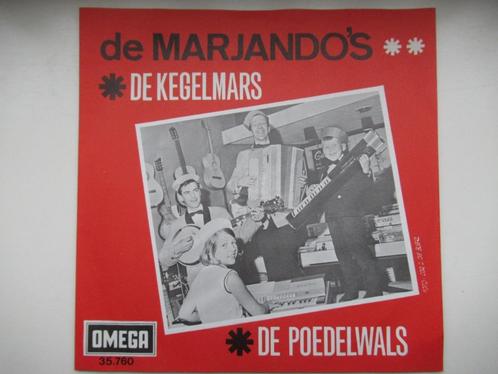 DE MARJANDO'S # DE KEGELMARS / DE POEDELWALS, Cd's en Dvd's, Vinyl | Nederlandstalig, Zo goed als nieuw, Levenslied of Smartlap