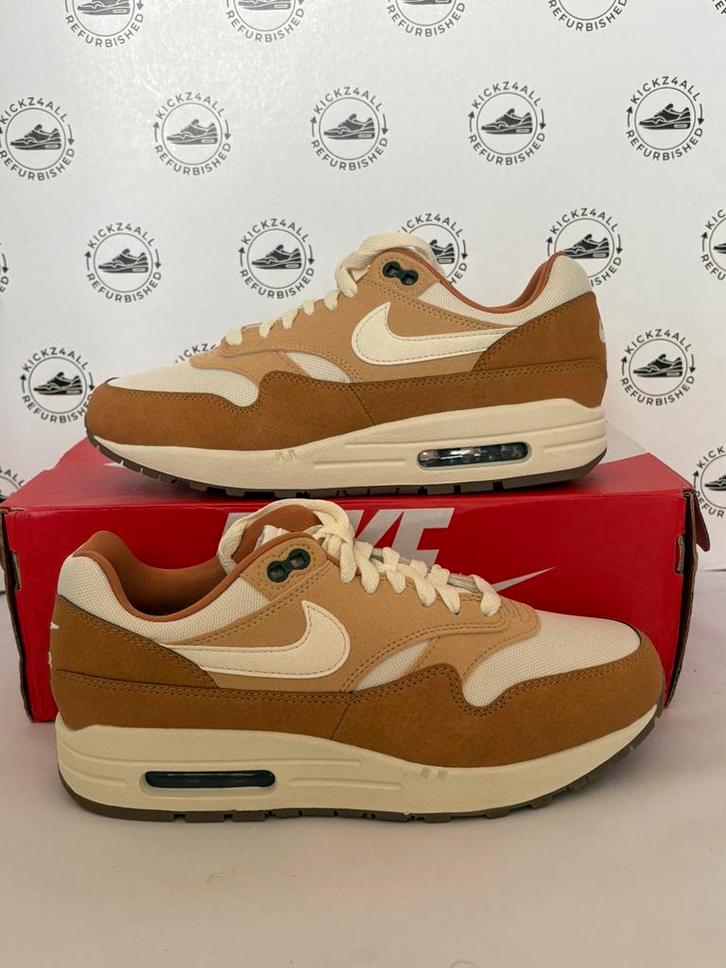 Nike Air Max 1 ‘Flax and Coconut Milk’ Maat 40, Kleding | Dames, Schoenen, Nieuw, Sneakers of Gympen, Overige kleuren, Ophalen of Verzenden