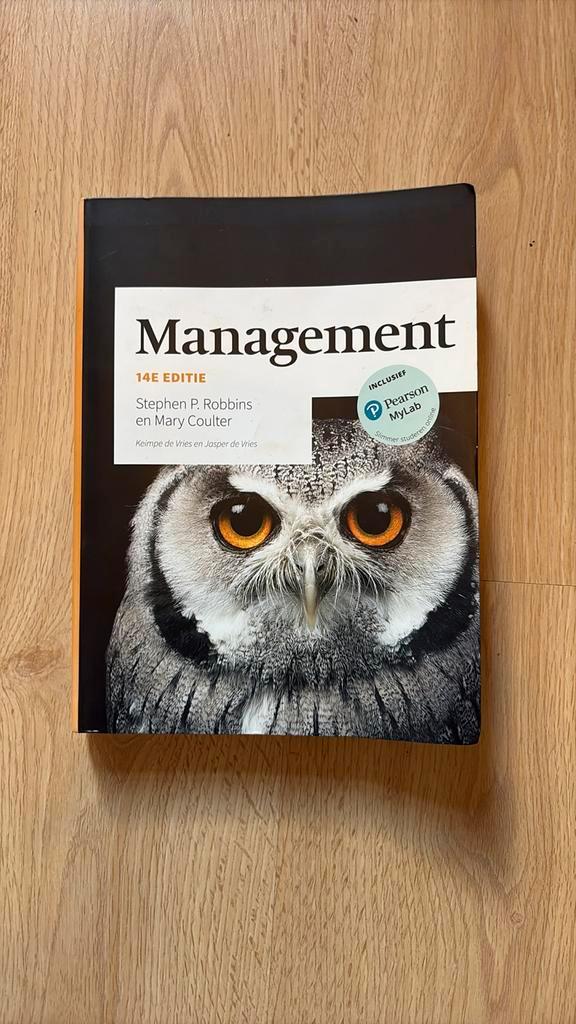Stephen P. Robbins - Management, Boeken, Schoolboeken, Zo goed als nieuw, Nederlands, Overige niveaus, Ophalen of Verzenden