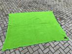 Te Koop : Vintage Groen Wollen Deken 100% Wol Kleed Retro, Huis en Inrichting, Woonaccessoires | Plaids en Woondekens, Ophalen of Verzenden