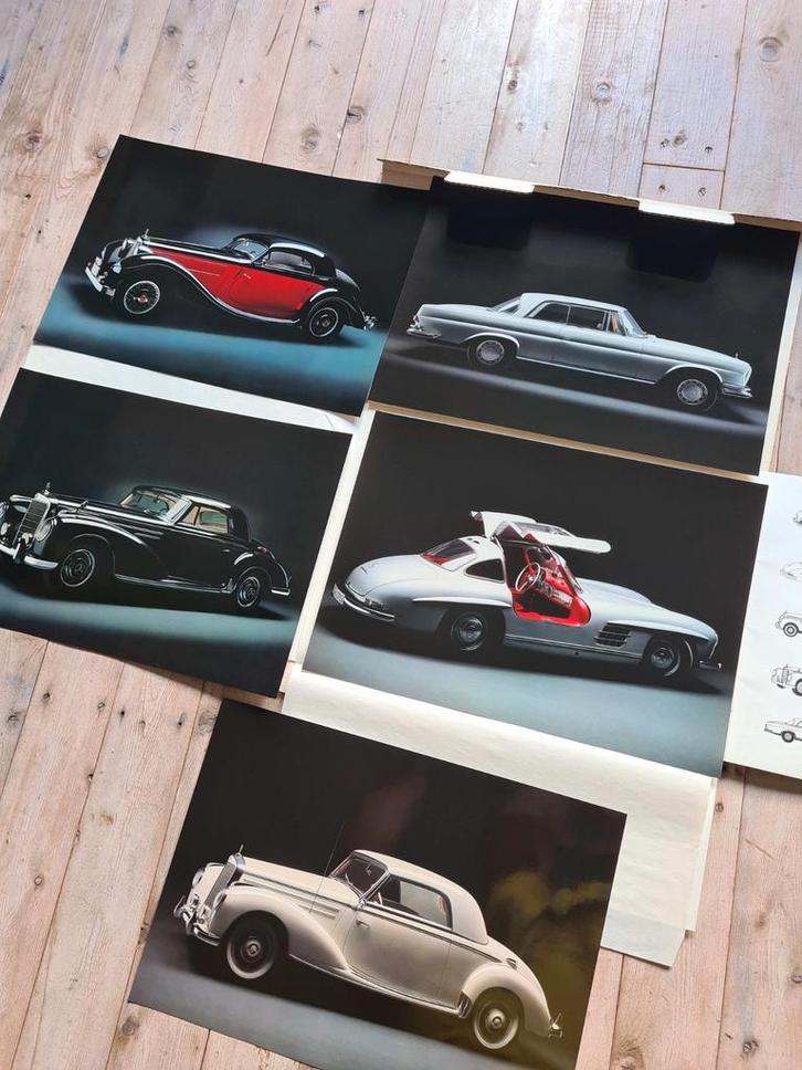 Mercedes map met 5 hoogglans-foto's 42x30 cm origineel, Boeken, Auto's | Folders en Tijdschriften, Nieuw, Mercedes, Ophalen of Verzenden