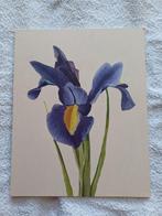 origineel olieverf, bloem, Huis en Inrichting, Woonaccessoires | Schilderijen, Tekeningen en Foto's, Minder dan 50 cm, Oorspronkelijke maker